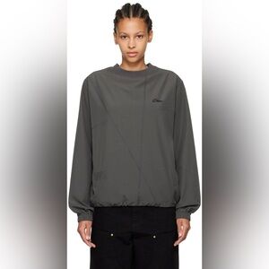 Dime Gray Tech Sweatshirt Nylon Unisex Medium